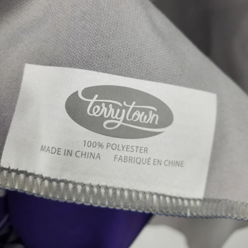 TerryTown‎ Welchs Motivational Yoga Towel Purple Red Ombre Polyester Fitness